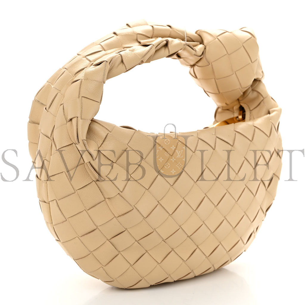 BOTTEGA VENETA NAPPA INTRECCIATO MINI JODIE PORRIDGE (23*14cm)