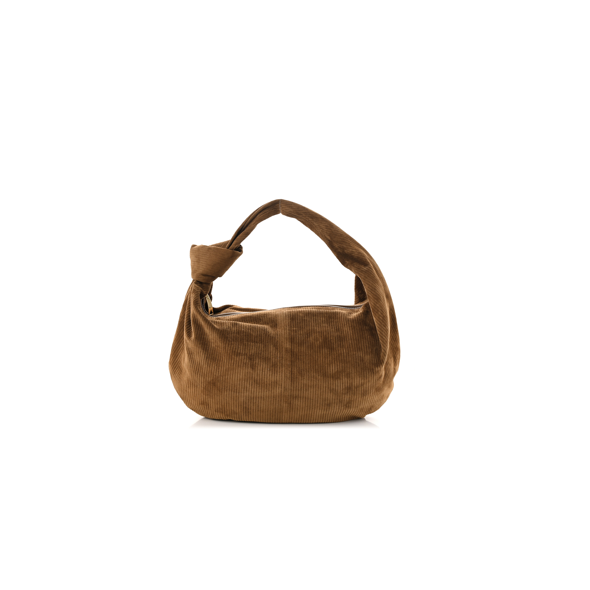 BOTTEGA VENETA SUEDE CORDUROY SMALL JODIE HOBO JACOBEAN  (49*30*8cm)