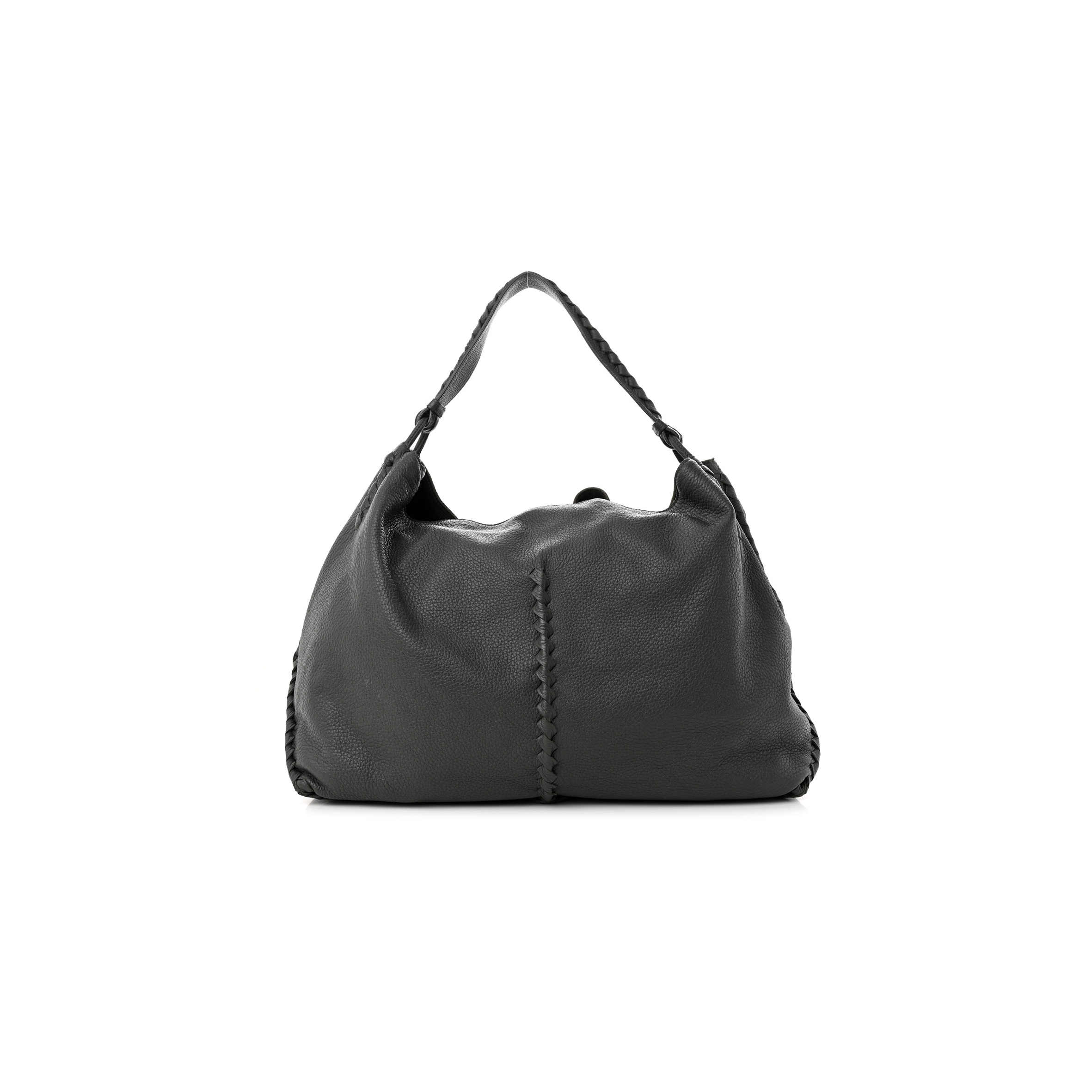 BOTTEGA VENETA CERVO DEERSKIN HOBO GREY 1426292 (41*30*22cm)