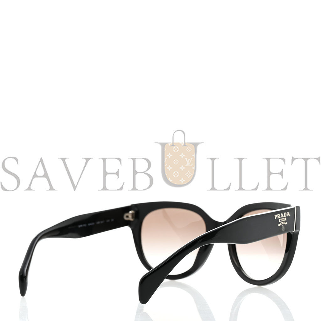 PRADA ROUND SUNGLASSES SPR 170 BLACK