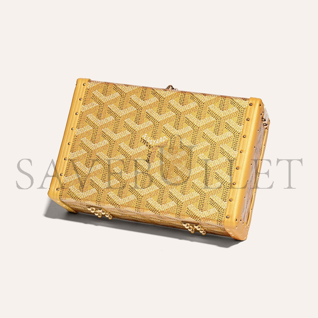 GOYARD MINAUDIÈRE TRUNK BAG MINA55PMLTY60CL60O (17*11.5*5.5cm)