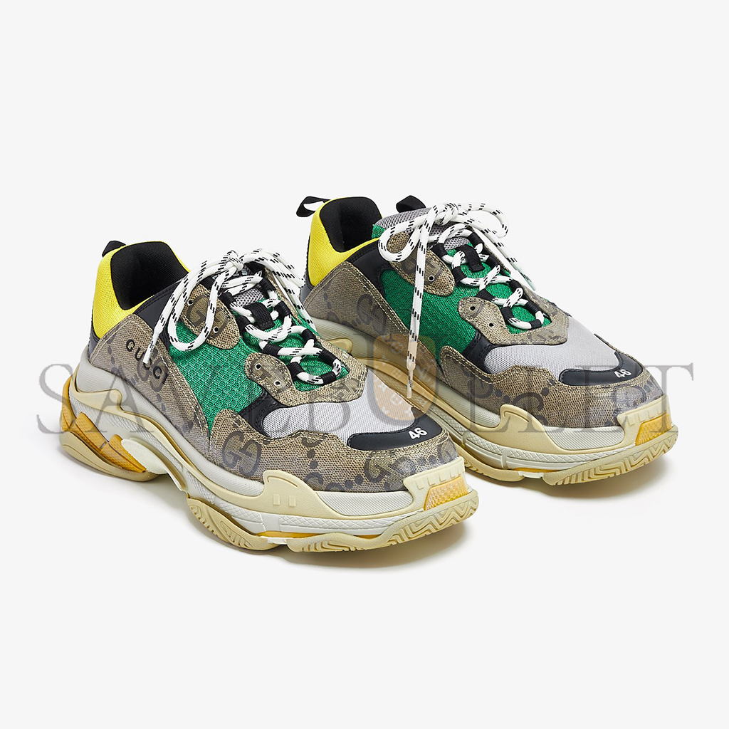 BALENCIAGA X GUCCI PRE-LOVED THE HACKER PROJECT TRIPLE S SNEAKERS 681067UMO209766