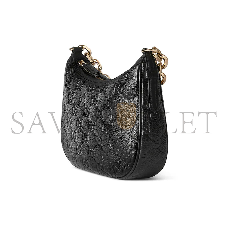 GUCCI GG EMBLEM MEDIUM SHOULDER BAG 815409AAEEM1000 (25.5*20*5cm) GUCCI GG EMBLEM MEDIUM SHOULDER BAG 815409AAEEM1000 (25.5*20*5cm)