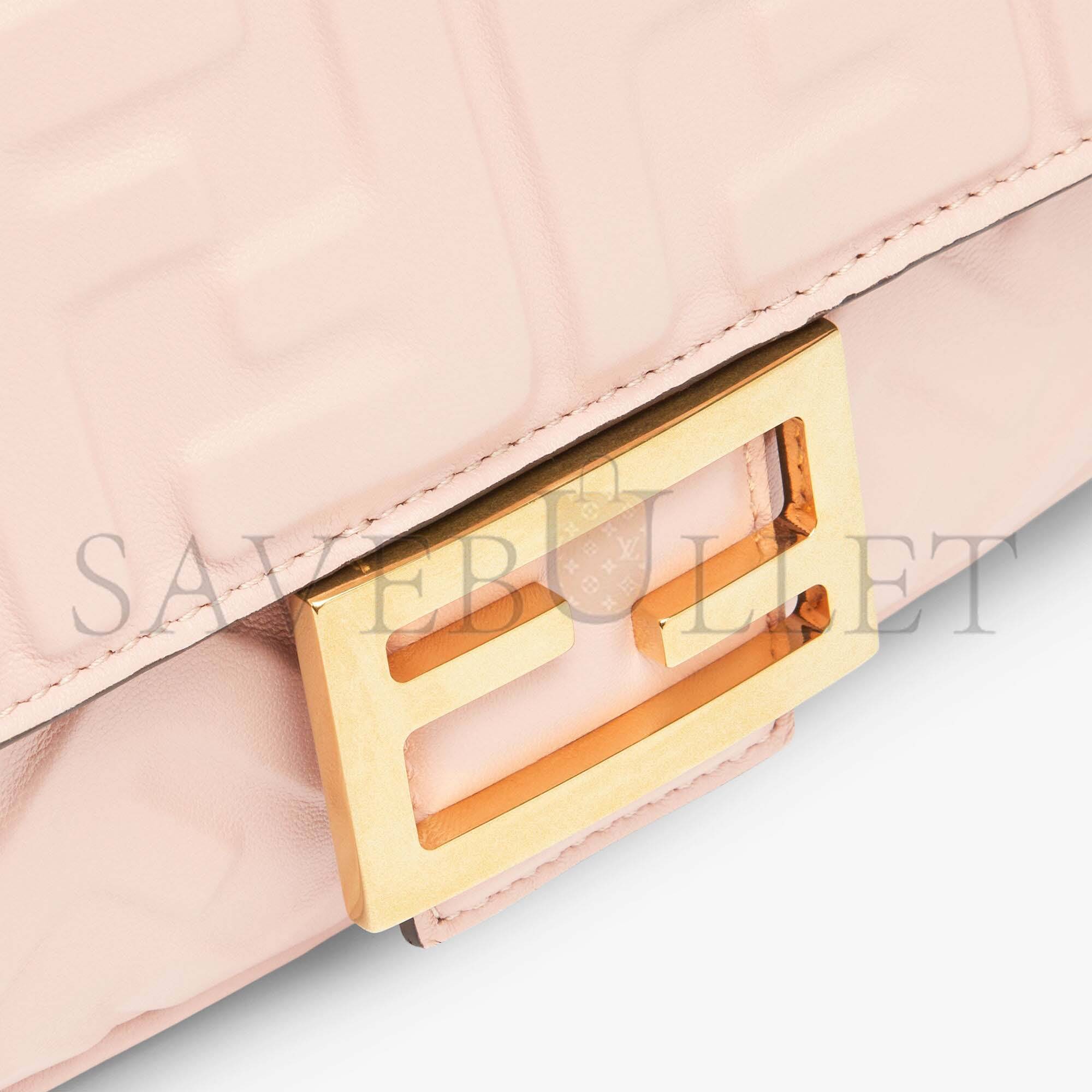 FENDI BAGUETTE - PINK NAPPA LEATHER BAG 8BR600A72VF1JCJ (27*15*6cm)