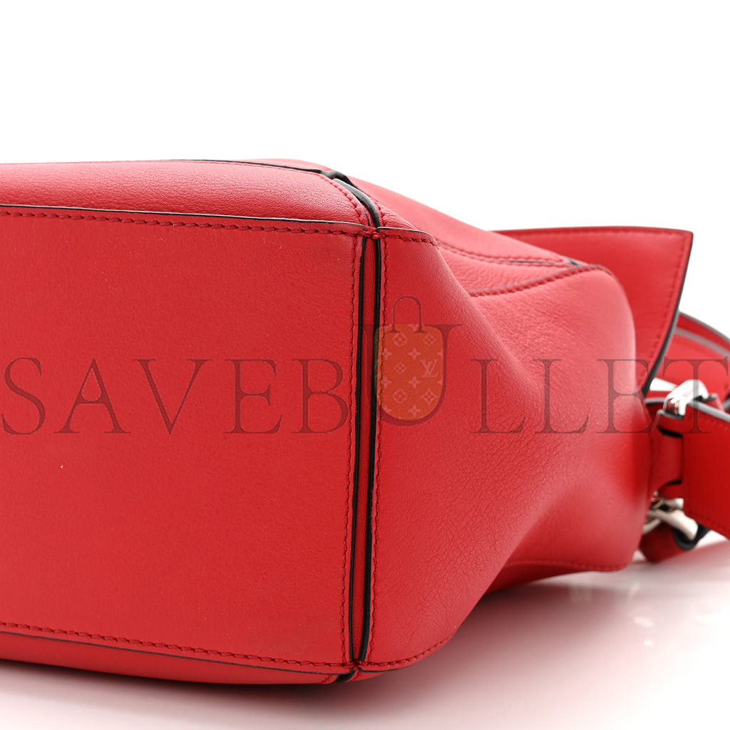 LOEWE CALFSKIN SMALL PUZZLE BAG SCARLET (24*16.5*10.5cm)