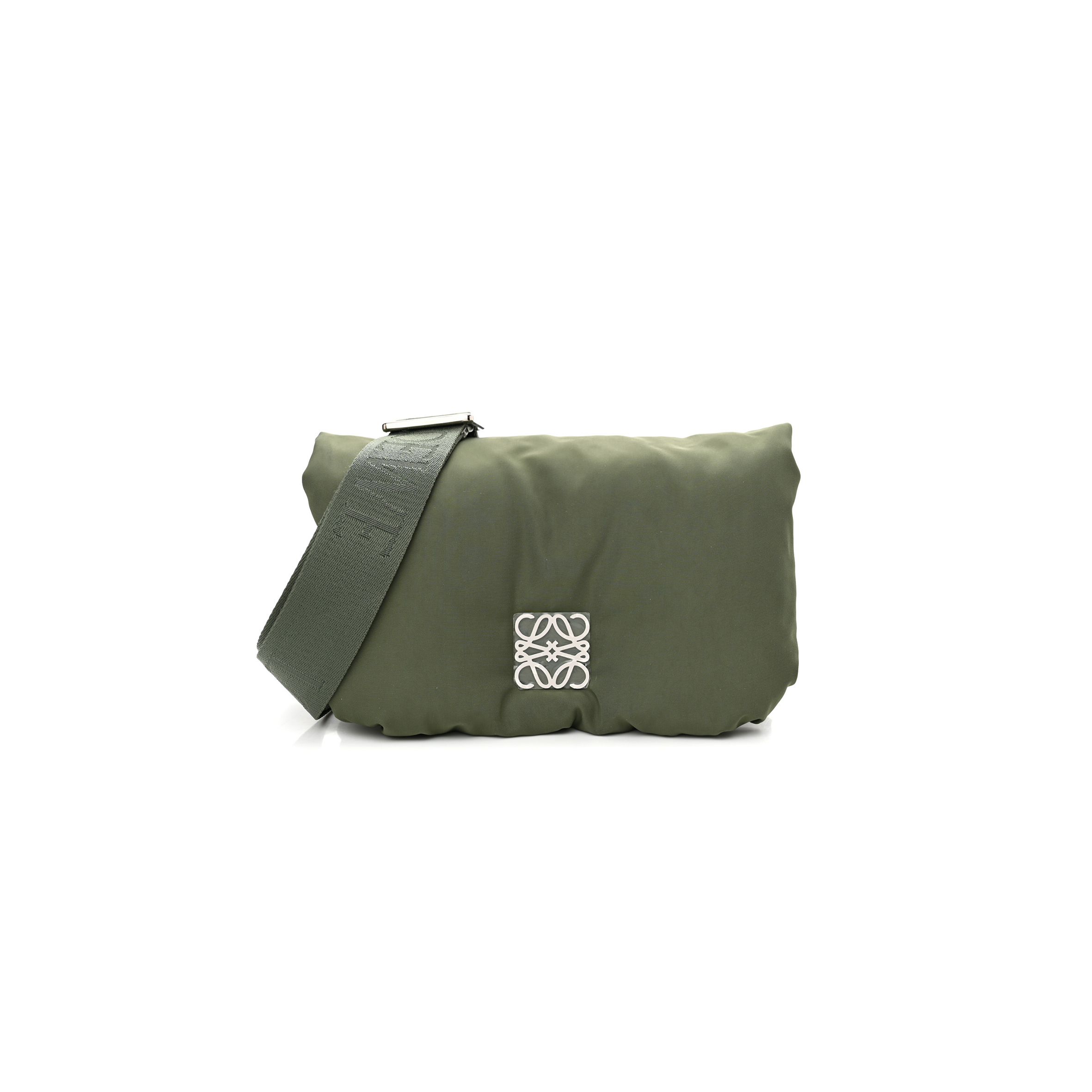 LOEWE NYLON MINI GOYA PUFFER BAG VINTAGE KHAKI (19*13*6cm)